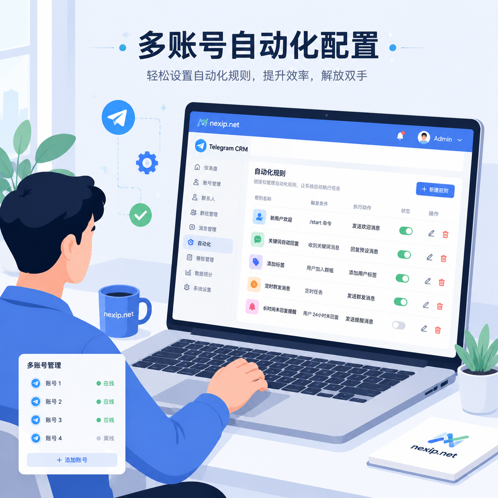 多账号登录配置自动化流程与AI规则 多账号登录配置自动化流程与AI规则