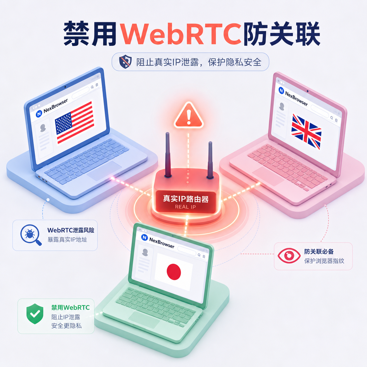 多国账号共享真实出口WebRTC泄露 多国账号共享真实出口WebRTC泄露