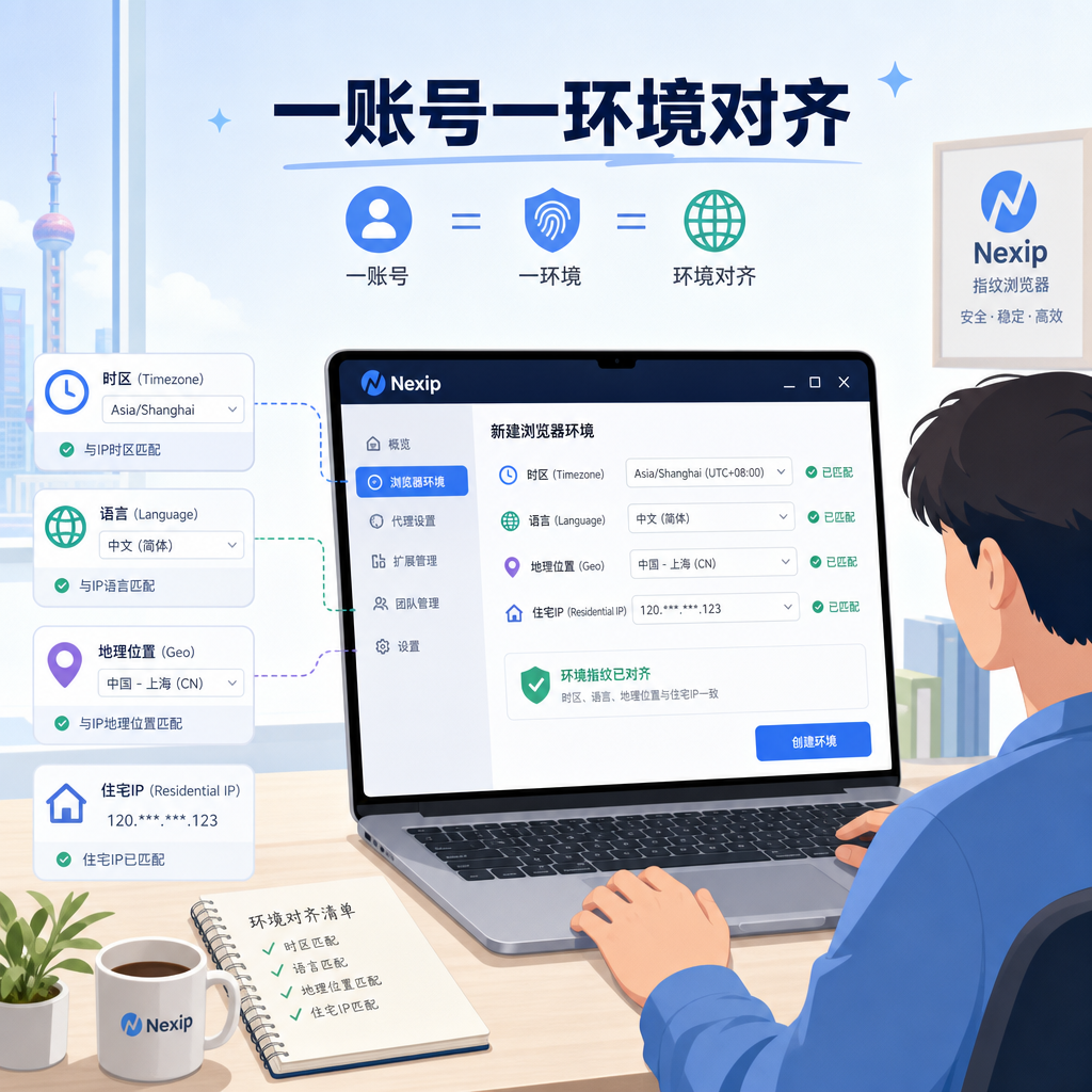 指纹浏览器对齐住宅IP环境