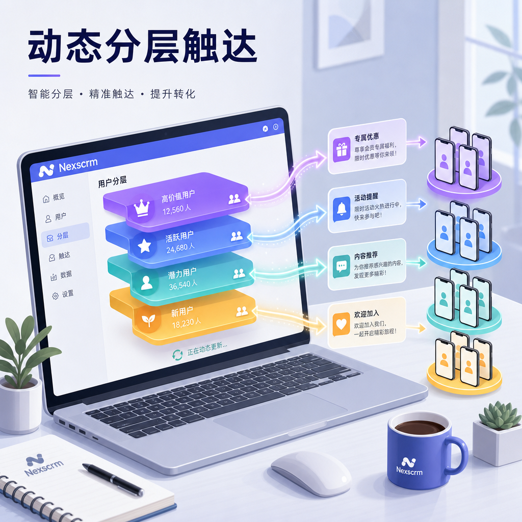 私域SCRM动态分层与自动化触达实操