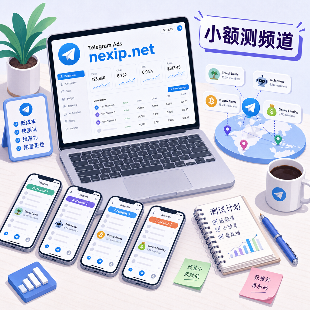 多账号小额测试Telegram频道
