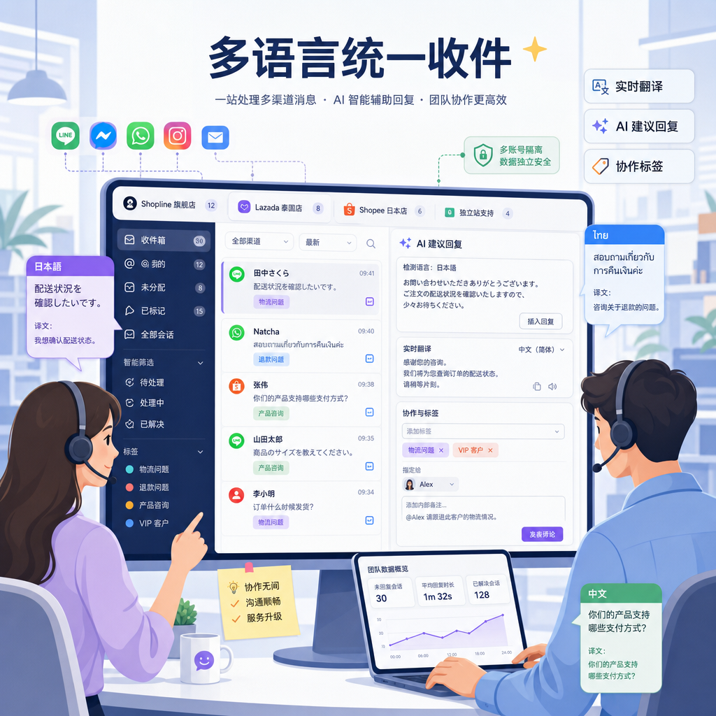 多语言团队收件箱协作运营 多语言团队收件箱协作运营