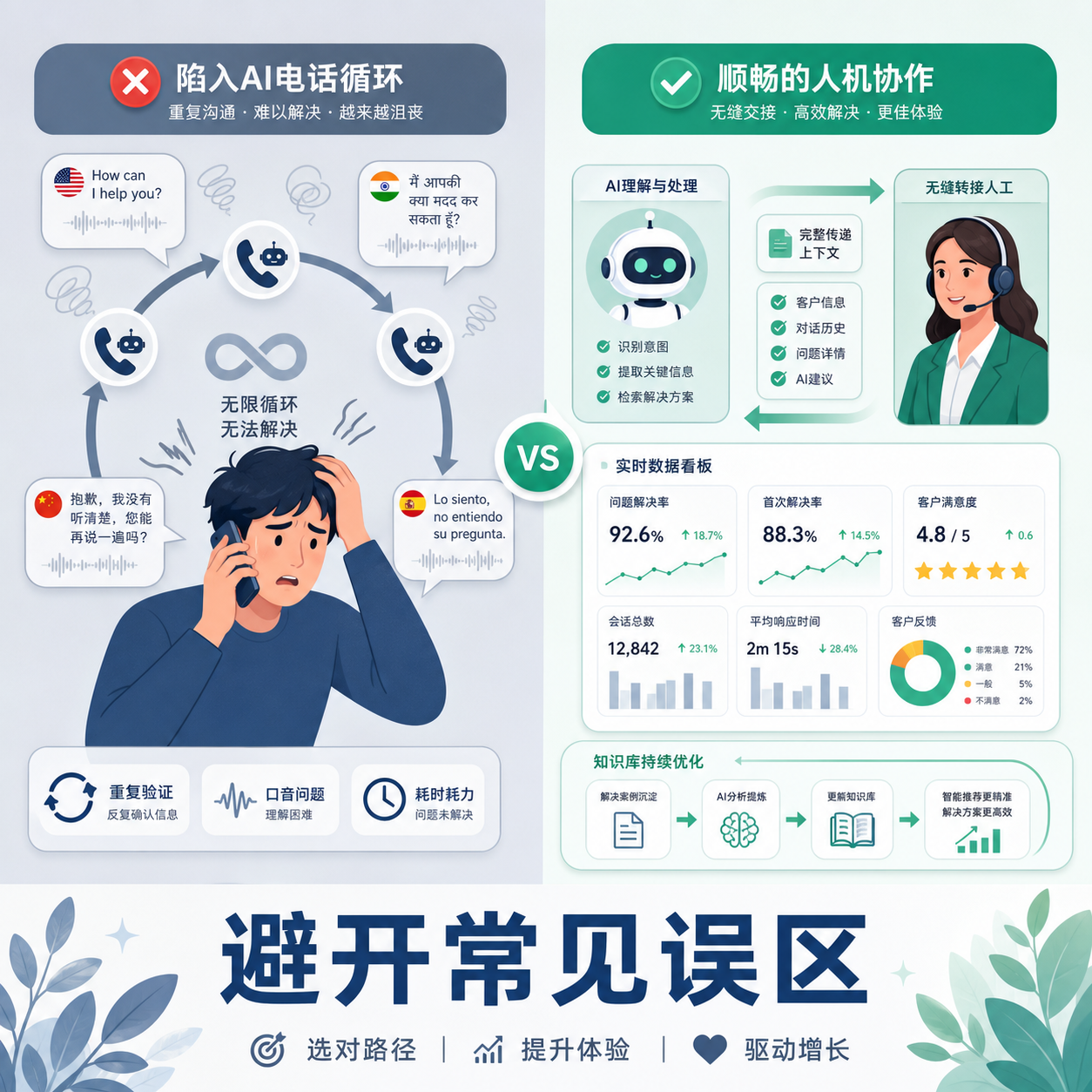 语音AI误区与人机协作对比 语音AI误区与人机协作对比