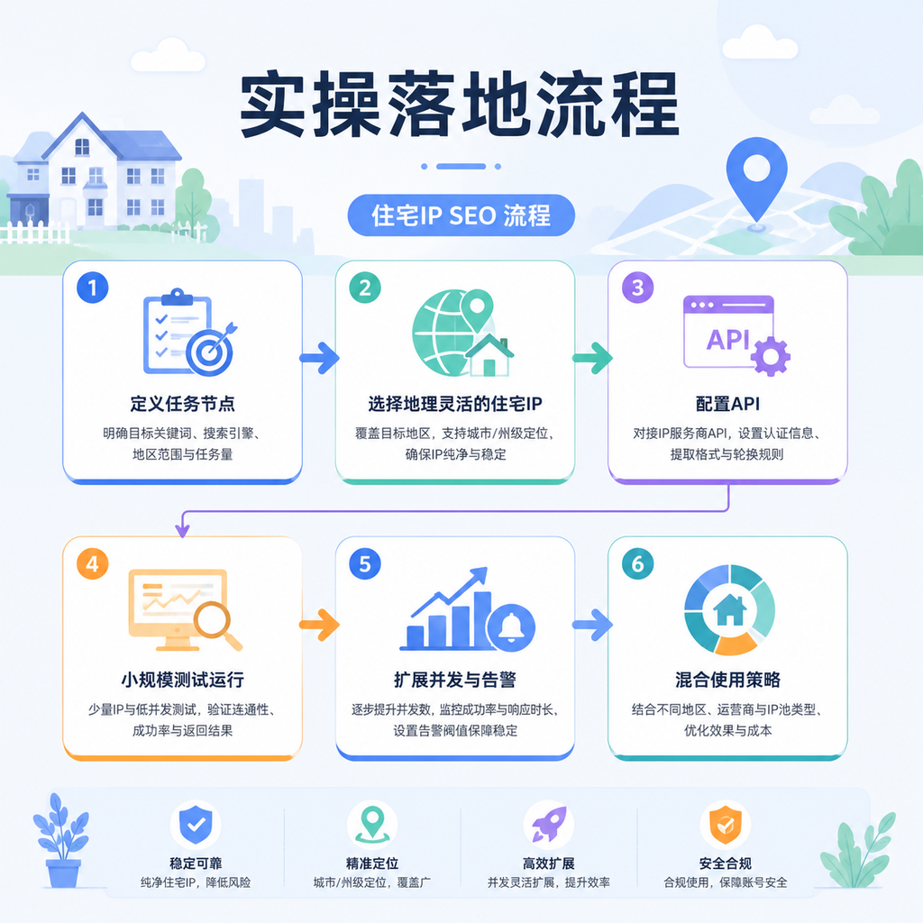 动态住宅IP实操落地步骤流程