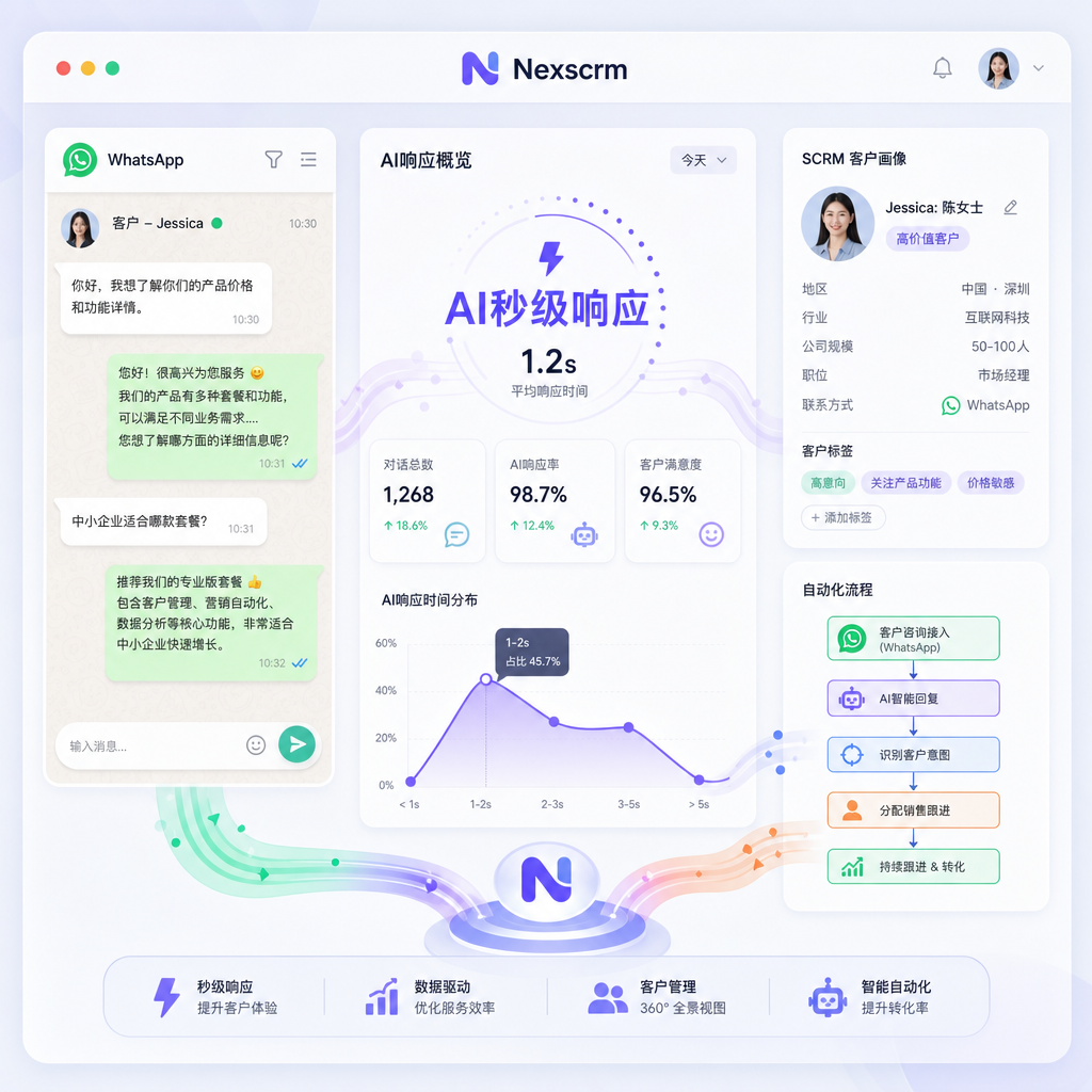 WhatsApp AI客服与SCRM私域自动化实操