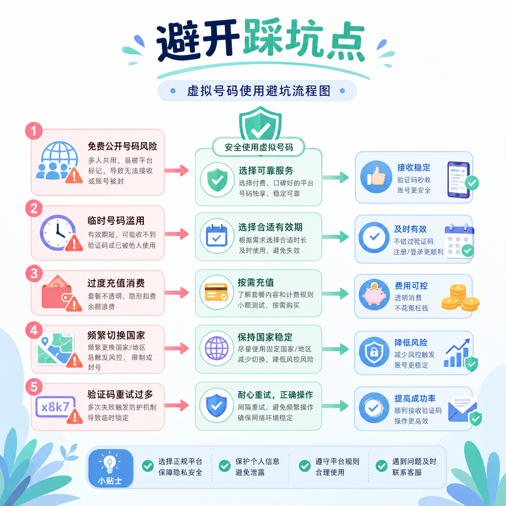虚拟号常见踩坑规避流程