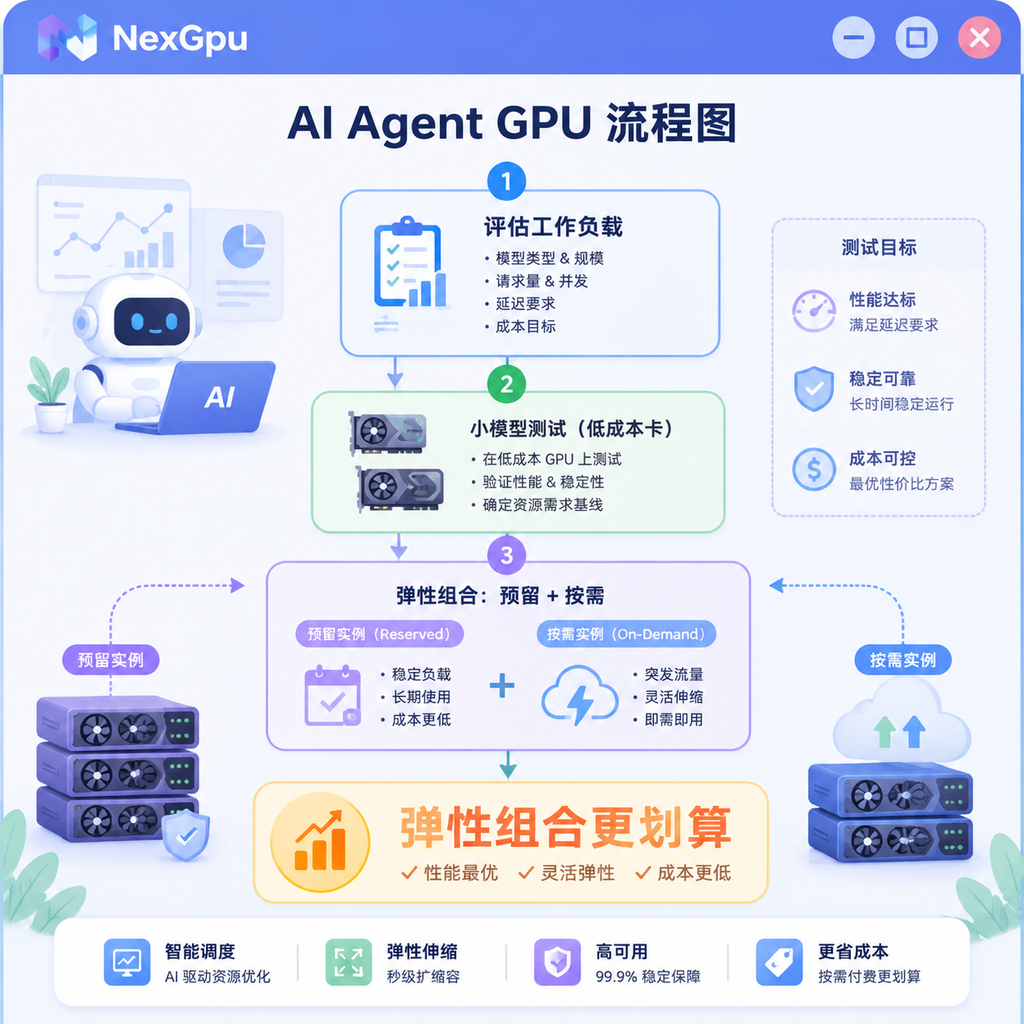 智能体GPU工作负载弹性选型流程