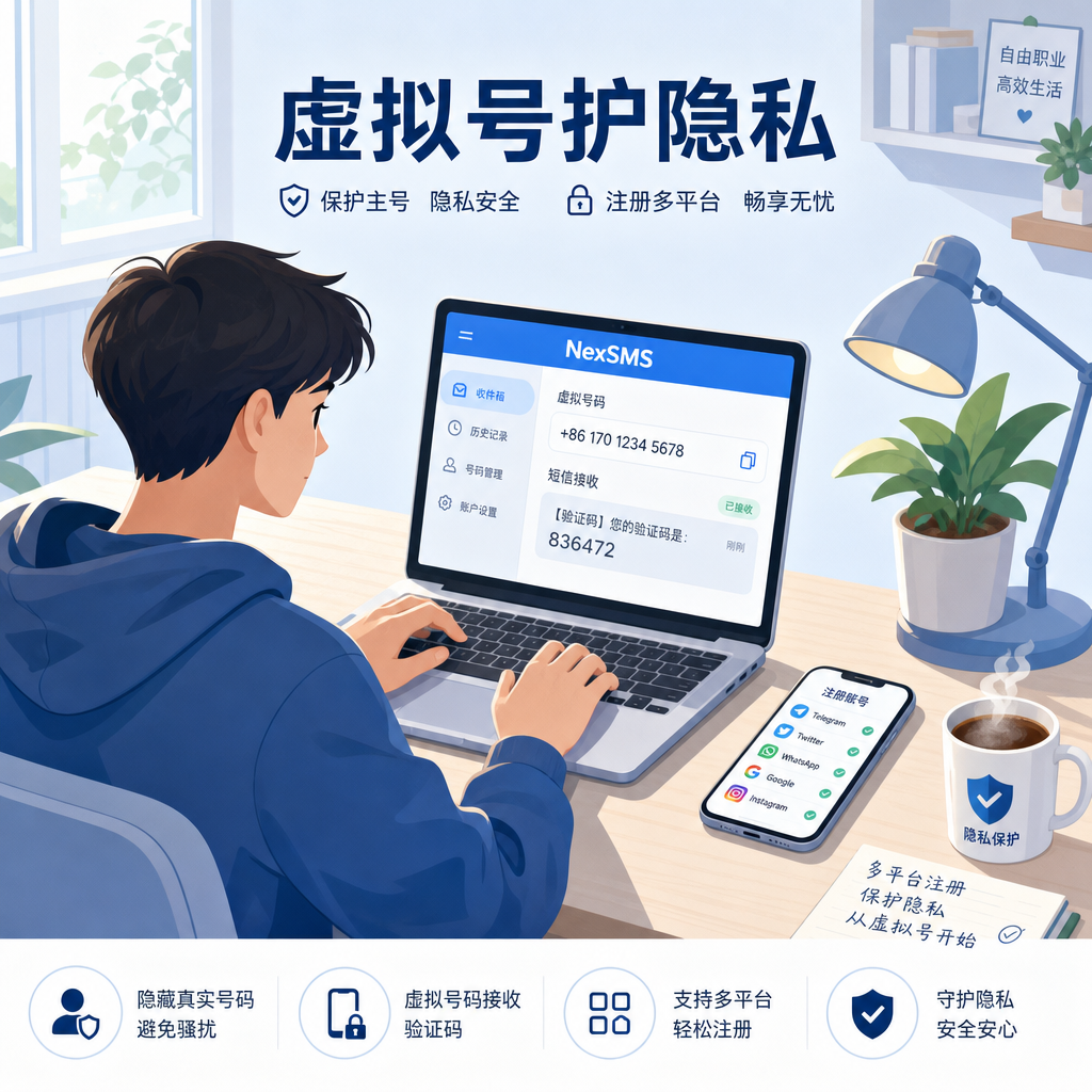 自由职业者多服务验证虚拟号码隐私实操