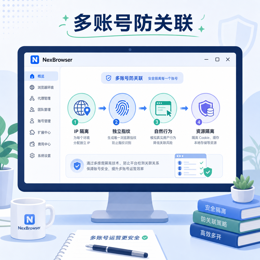 行为分析升级：多账号指纹与操作协同避坑