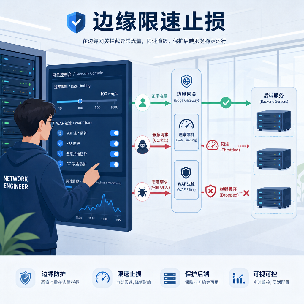 工程师边缘网关限速加固API 工程师边缘网关限速加固API