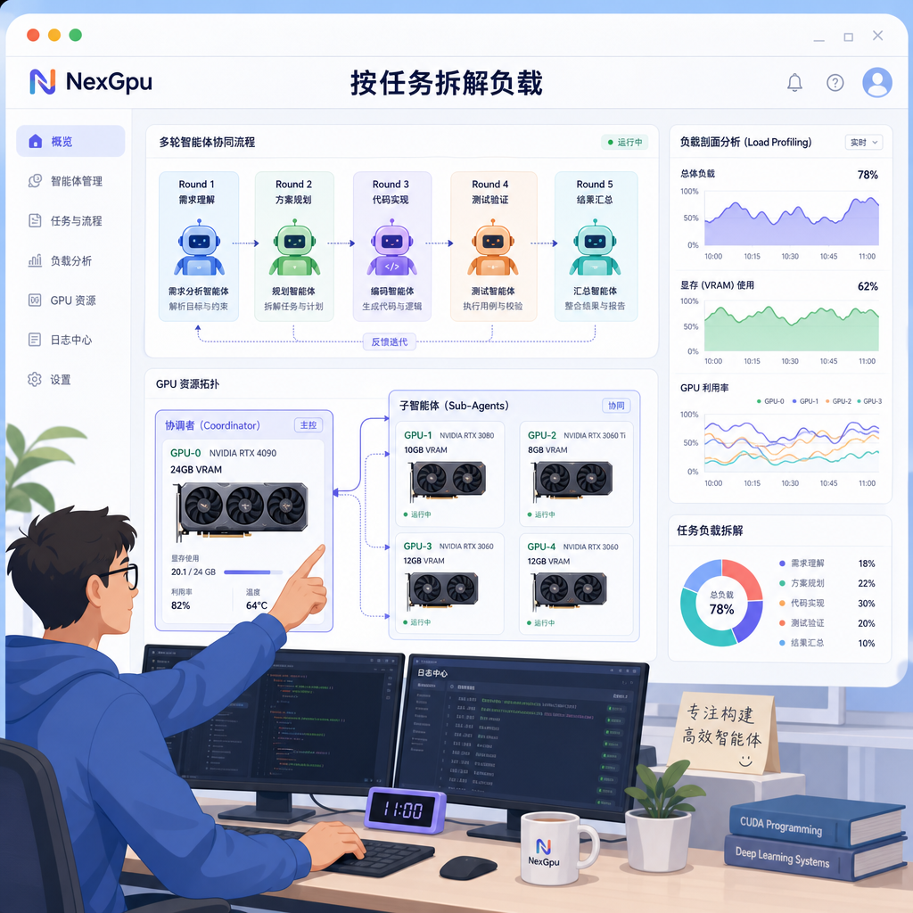 工程师按任务拆解智能体负载 工程师按任务拆解智能体负载