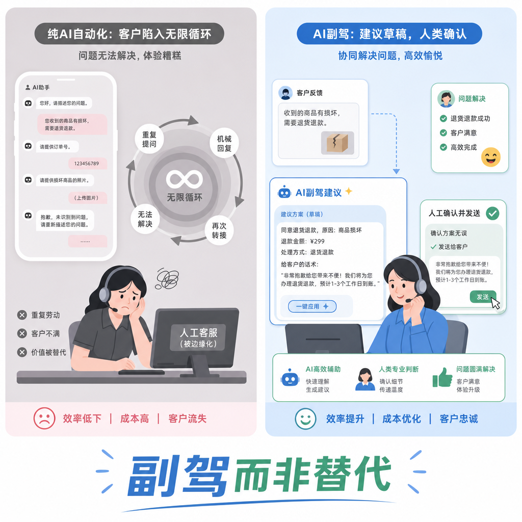 人机协作副驾对比纯自动化误区 人机协作副驾对比纯自动化误区