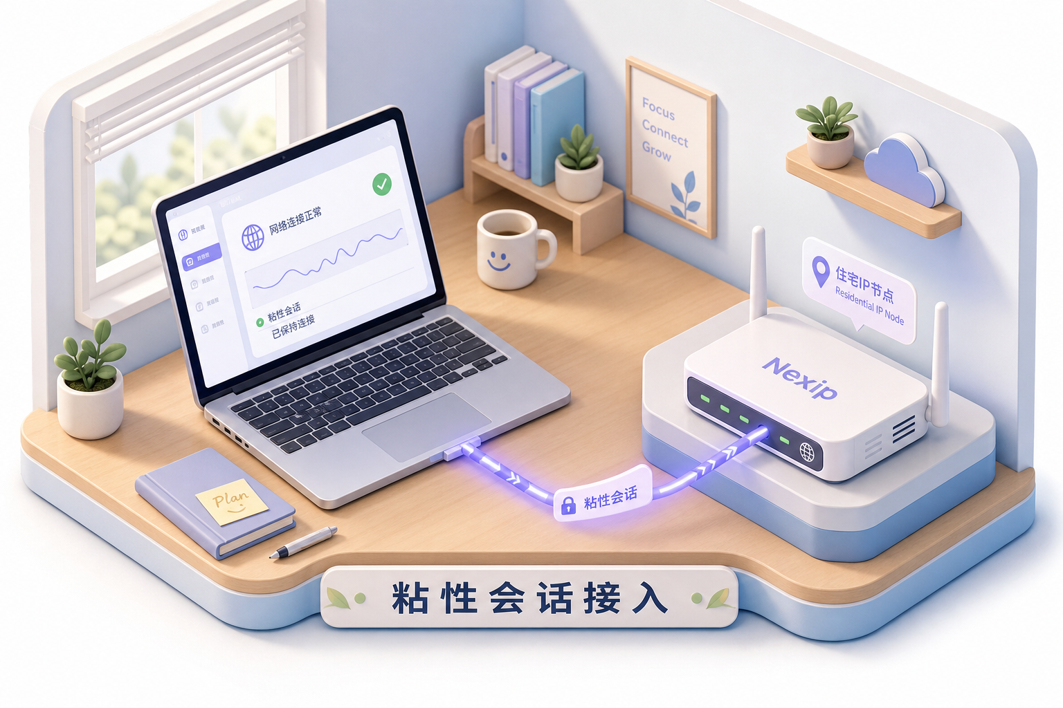 Nexip住宅代理粘性会话接入 Nexip住宅代理粘性会话接入