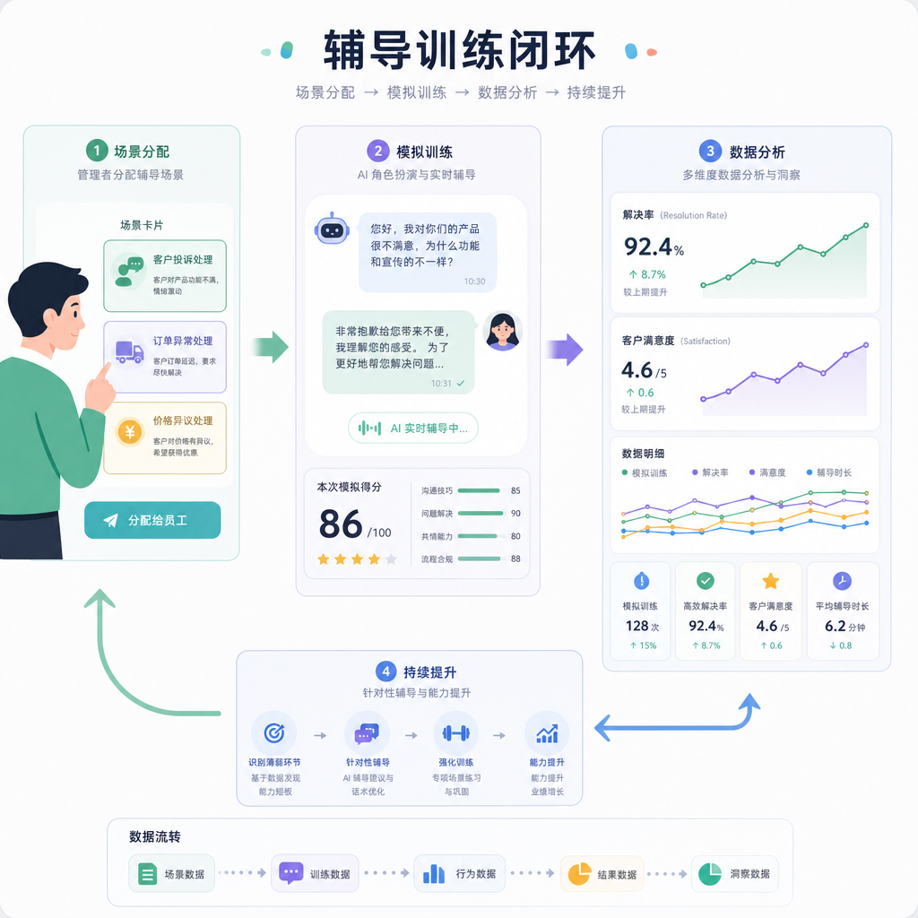 辅导计划闭环数据仪表盘 辅导计划闭环数据仪表盘