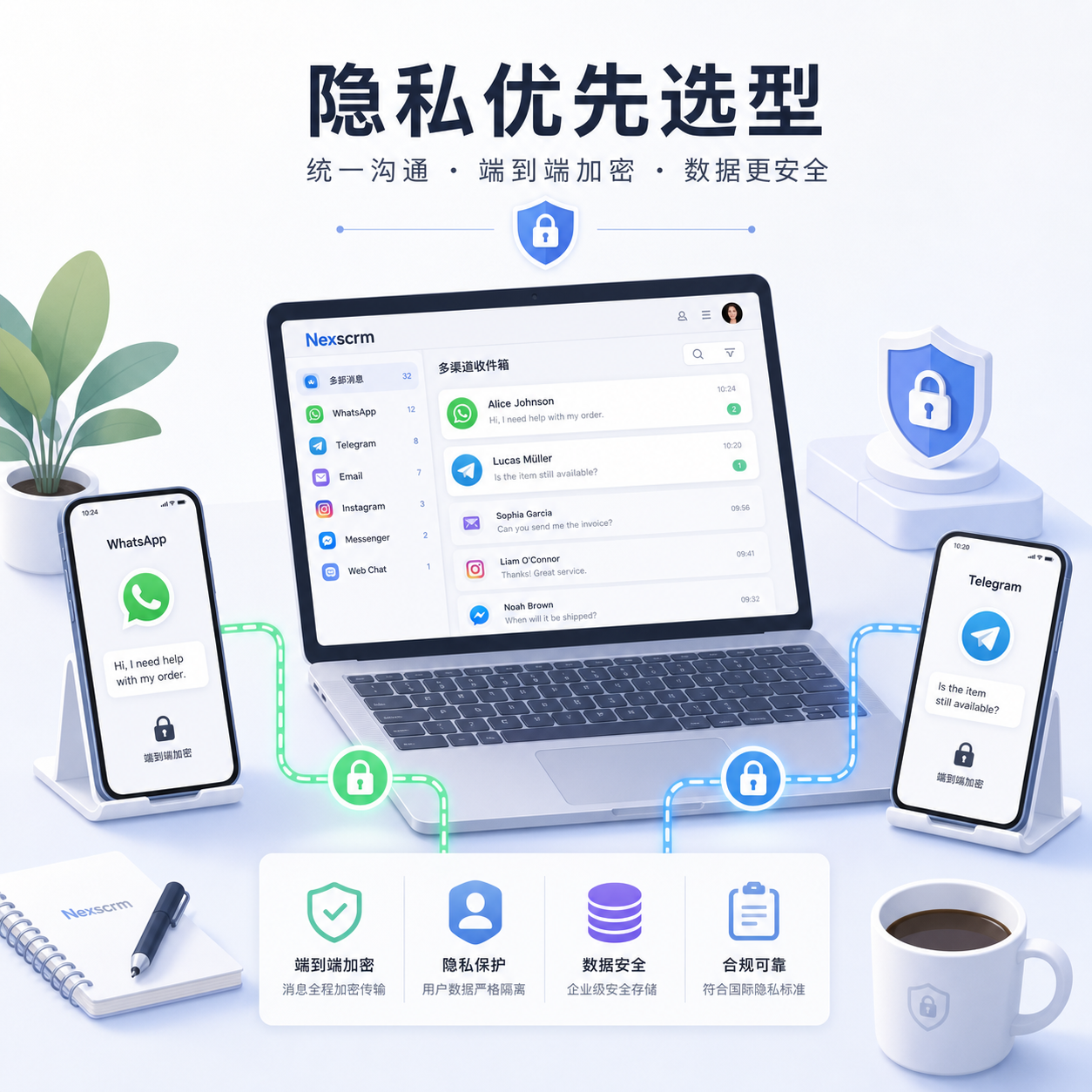 Nexscrm多渠道隐私架构选型场景