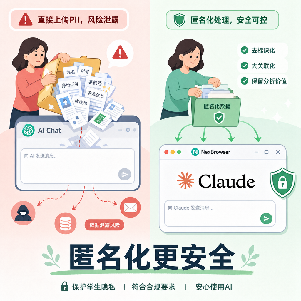 教师PII风险与匿名隐私对比 教师PII风险与匿名隐私对比