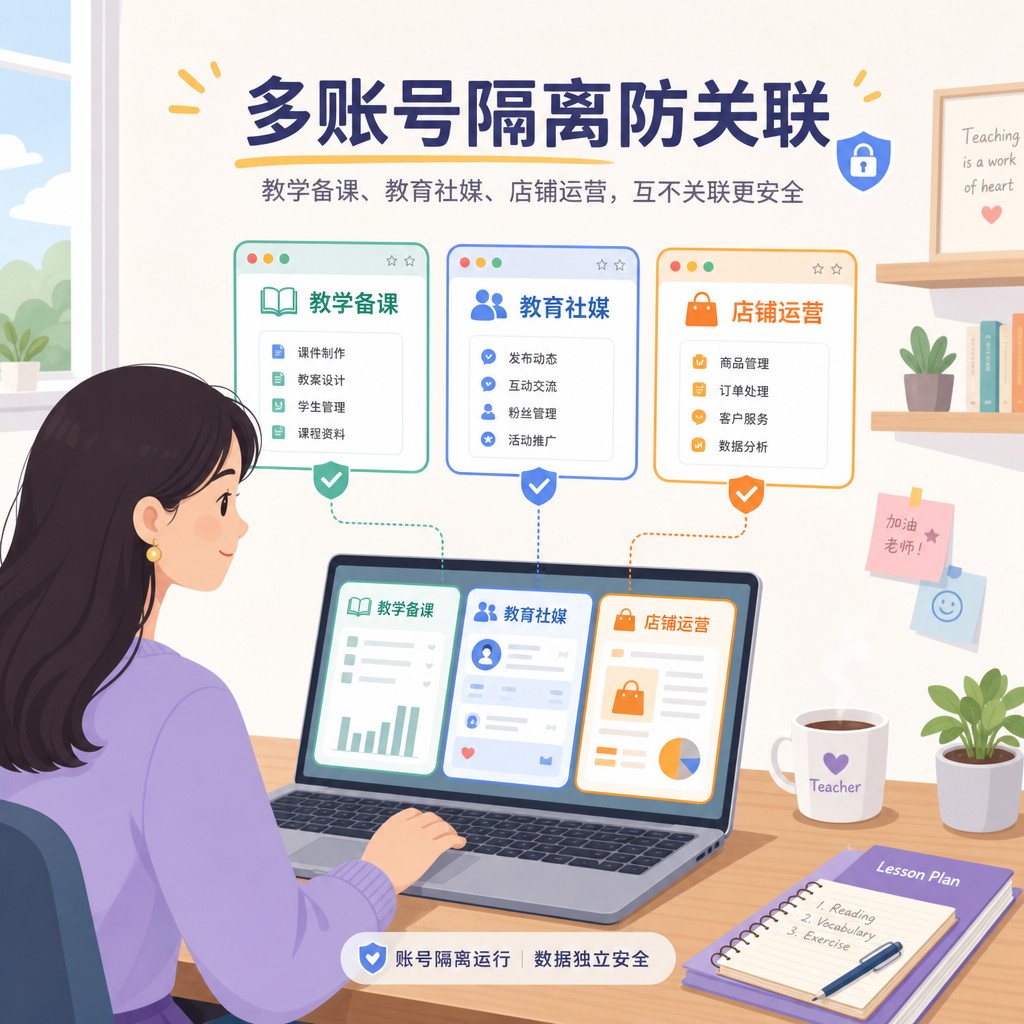 教师用隔离环境管理多账号 教师用隔离环境管理多账号