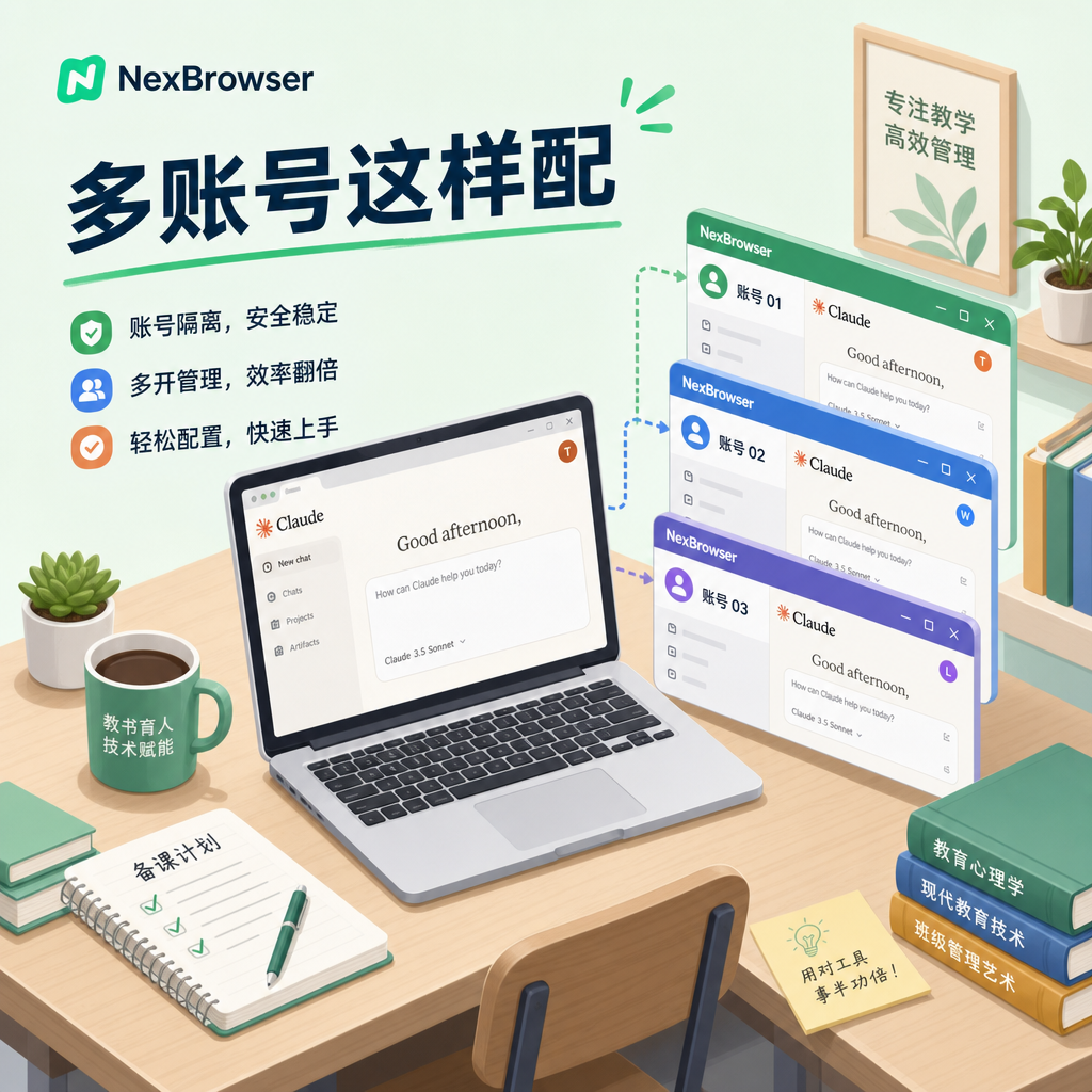 Claude教师免费Premium：多账号这样配