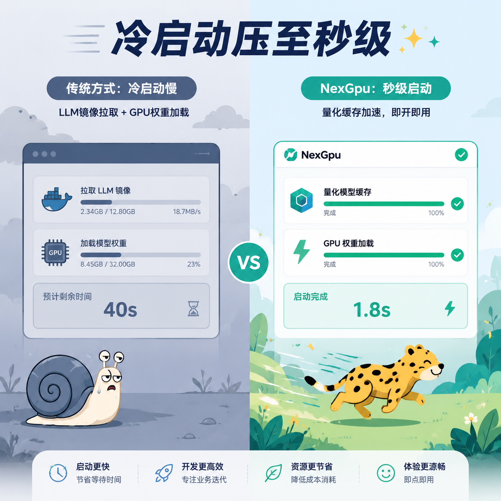 冷启动优化前后响应对比 冷启动优化前后响应对比
