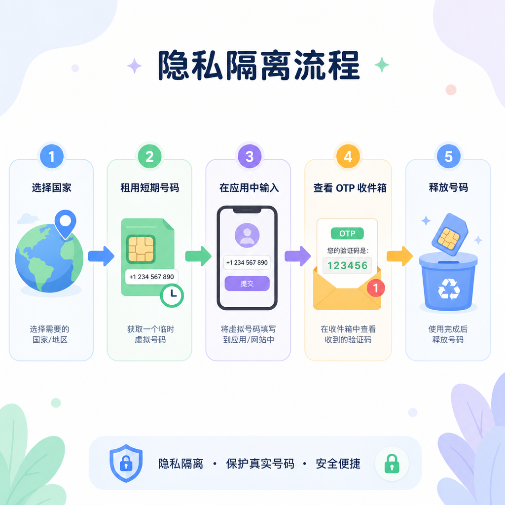 接码平台虚拟号隐私隔离步骤 接码平台虚拟号隐私隔离步骤
