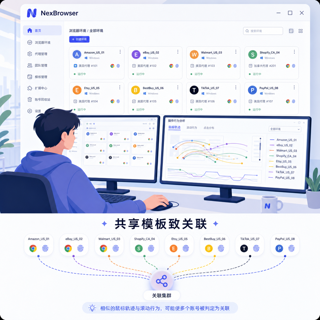 多账号共享操作模板行为关联 多账号共享操作模板行为关联
