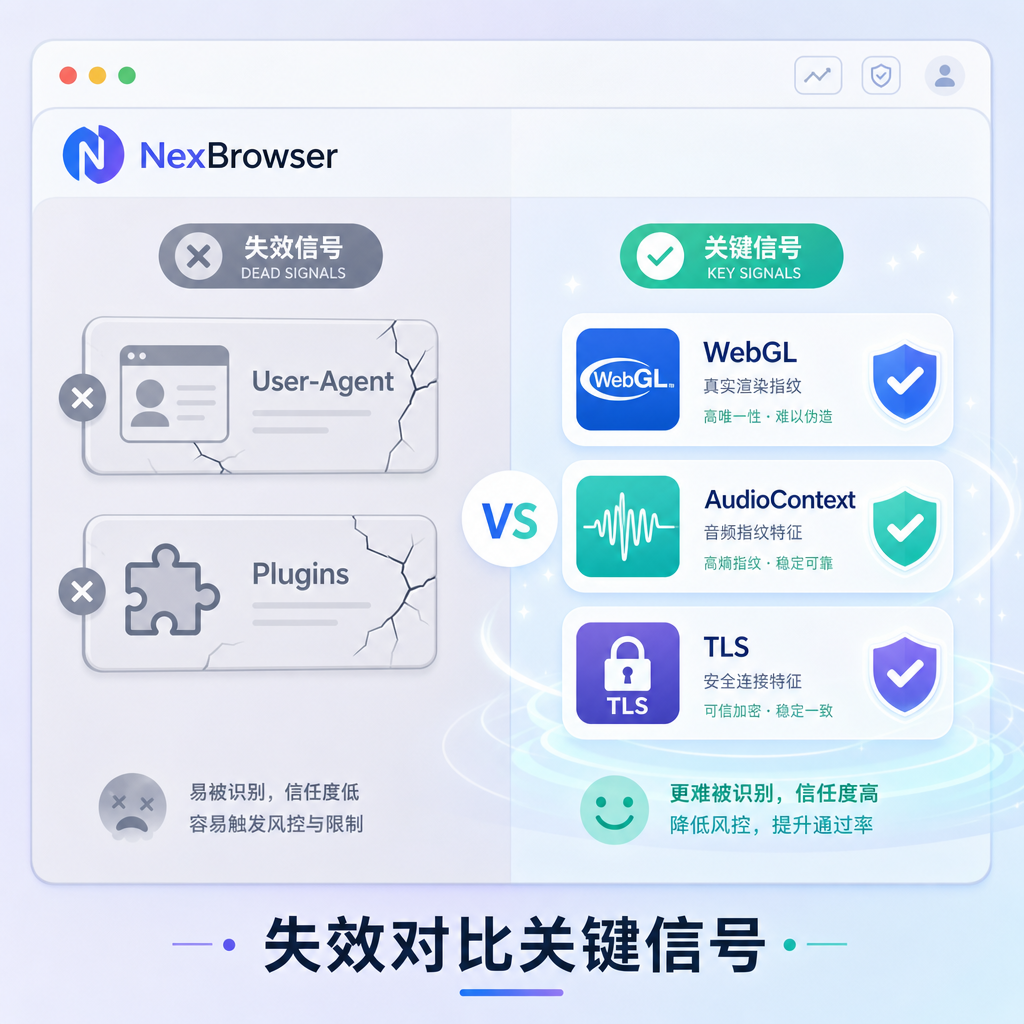 失效与关键指纹信号左右对比