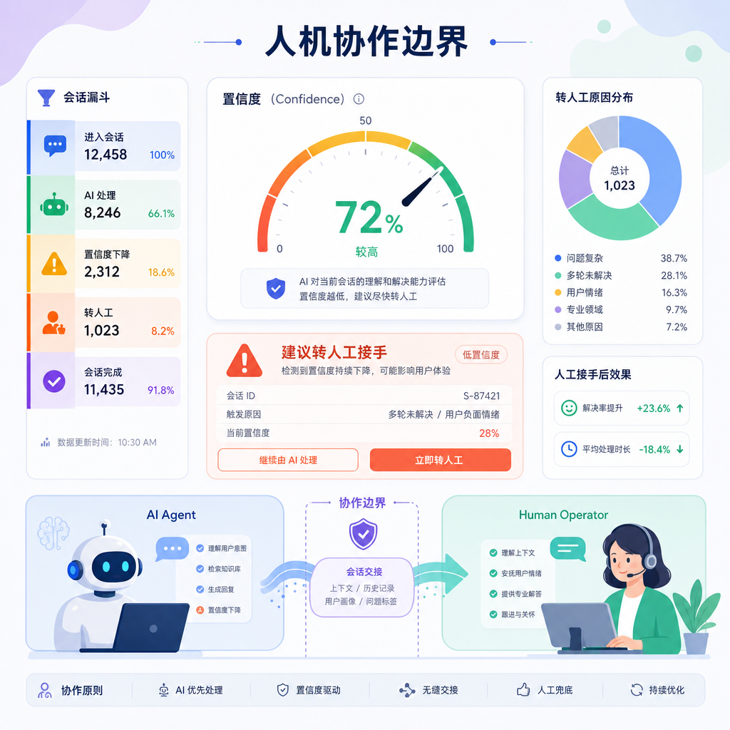 置信度阈值人机接管数据看板