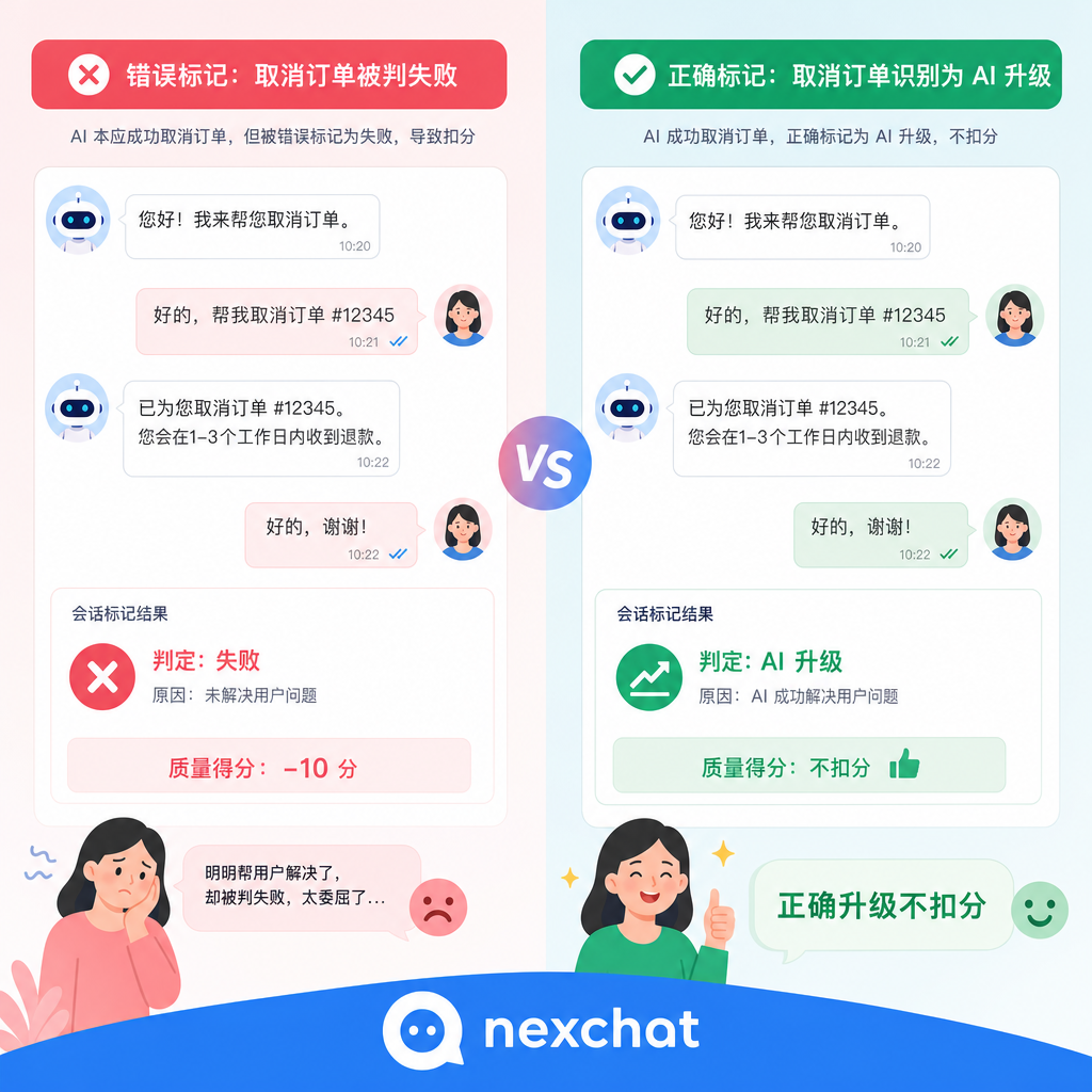 取消订单正确升级前后对比 取消订单正确升级前后对比