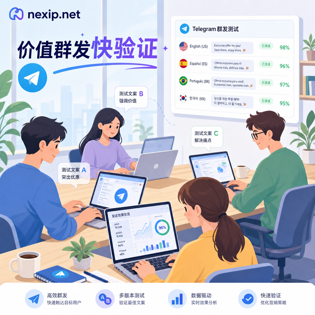 团队价值群发验证出海市场