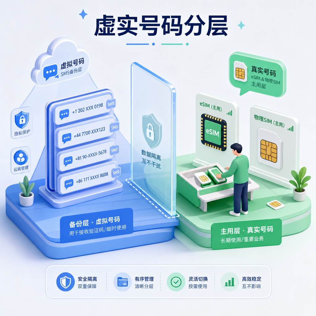 虚实号码分层隔离备用策略