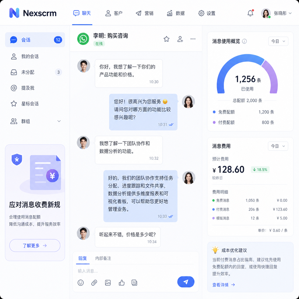 服务消息开始收费，SCRM系统如何应对出海新规？