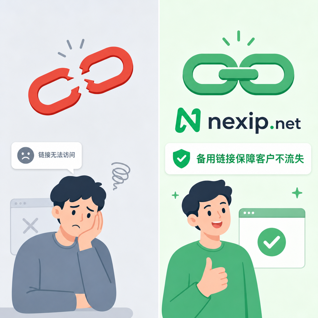 使用备份链接系统可以避免营销流量流失