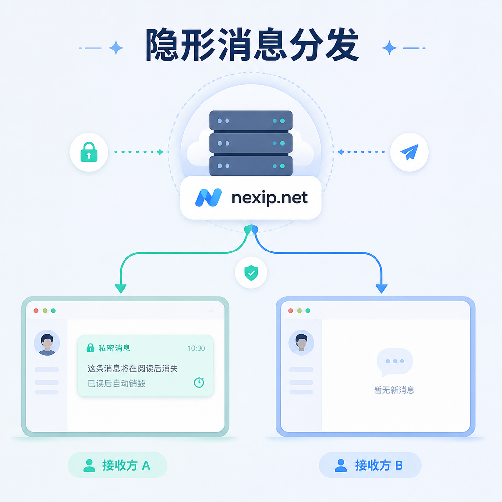 隐形消息机制实现群聊机器人的定向私密回复。