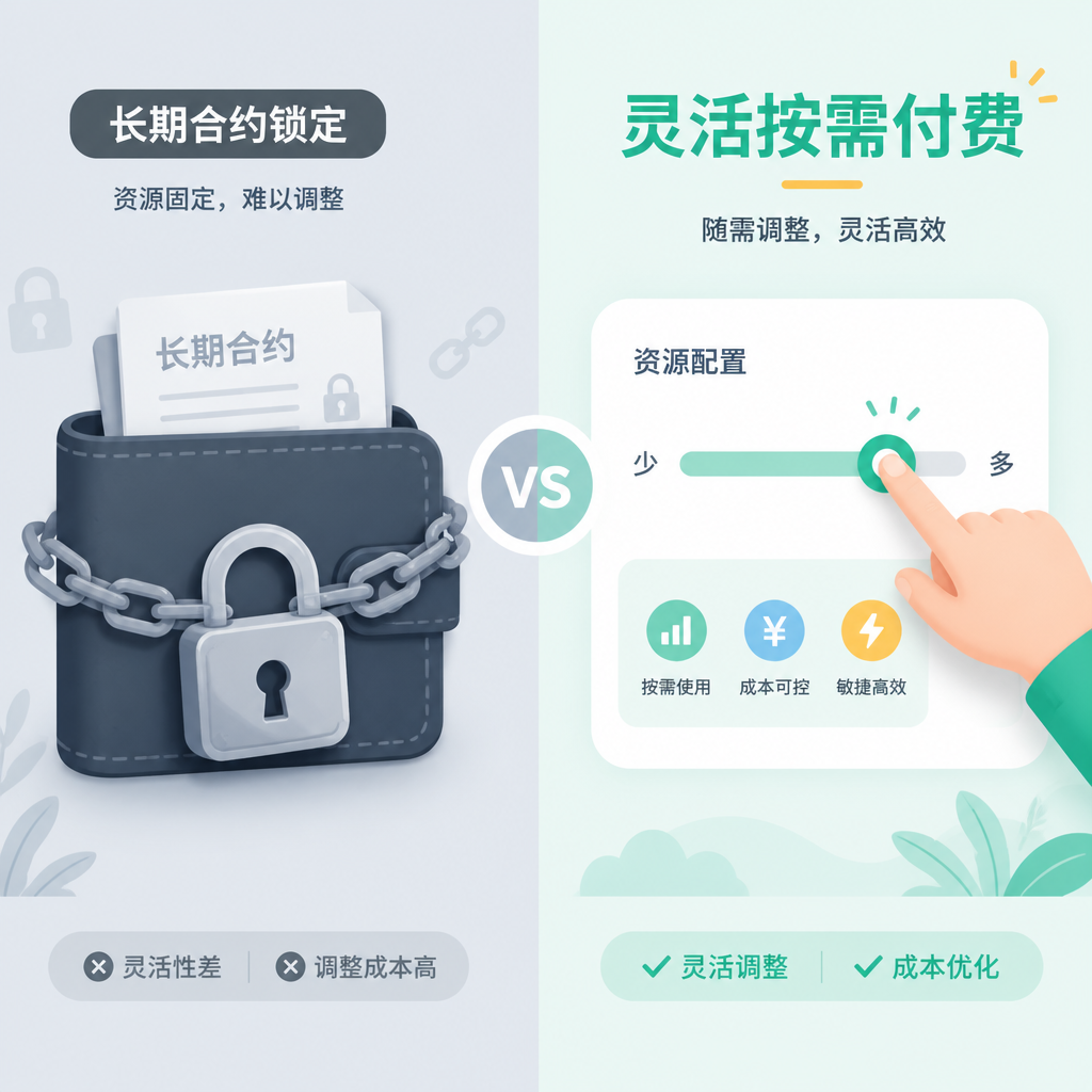 按需租用算力可避免被长期合同锁定资金