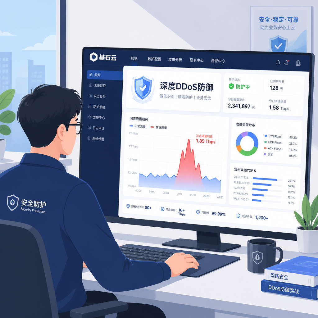 33%流量由单一网络输出，深度DDoS防御该怎么做？