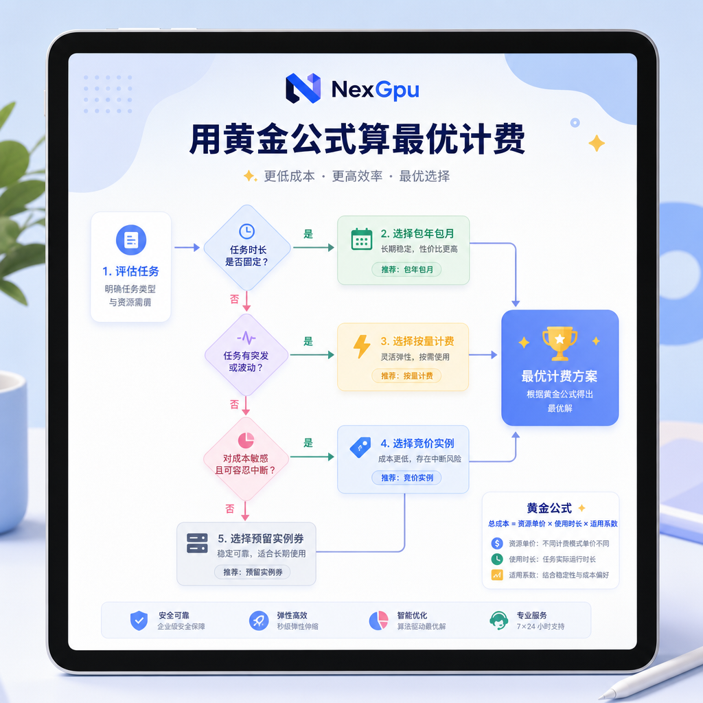 通过计算决策模型筛选出更省钱的计费方案。 通过计算决策模型筛选出更省钱的计费方案。