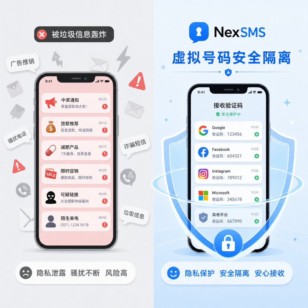 虚拟接码能保护真实手机号免受骚扰。