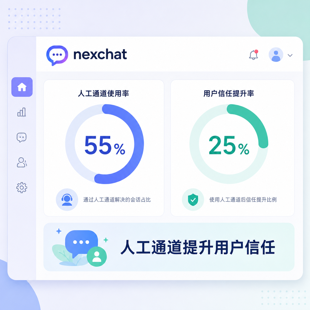 便捷的人工转接路径让多数用户信任智能客服。