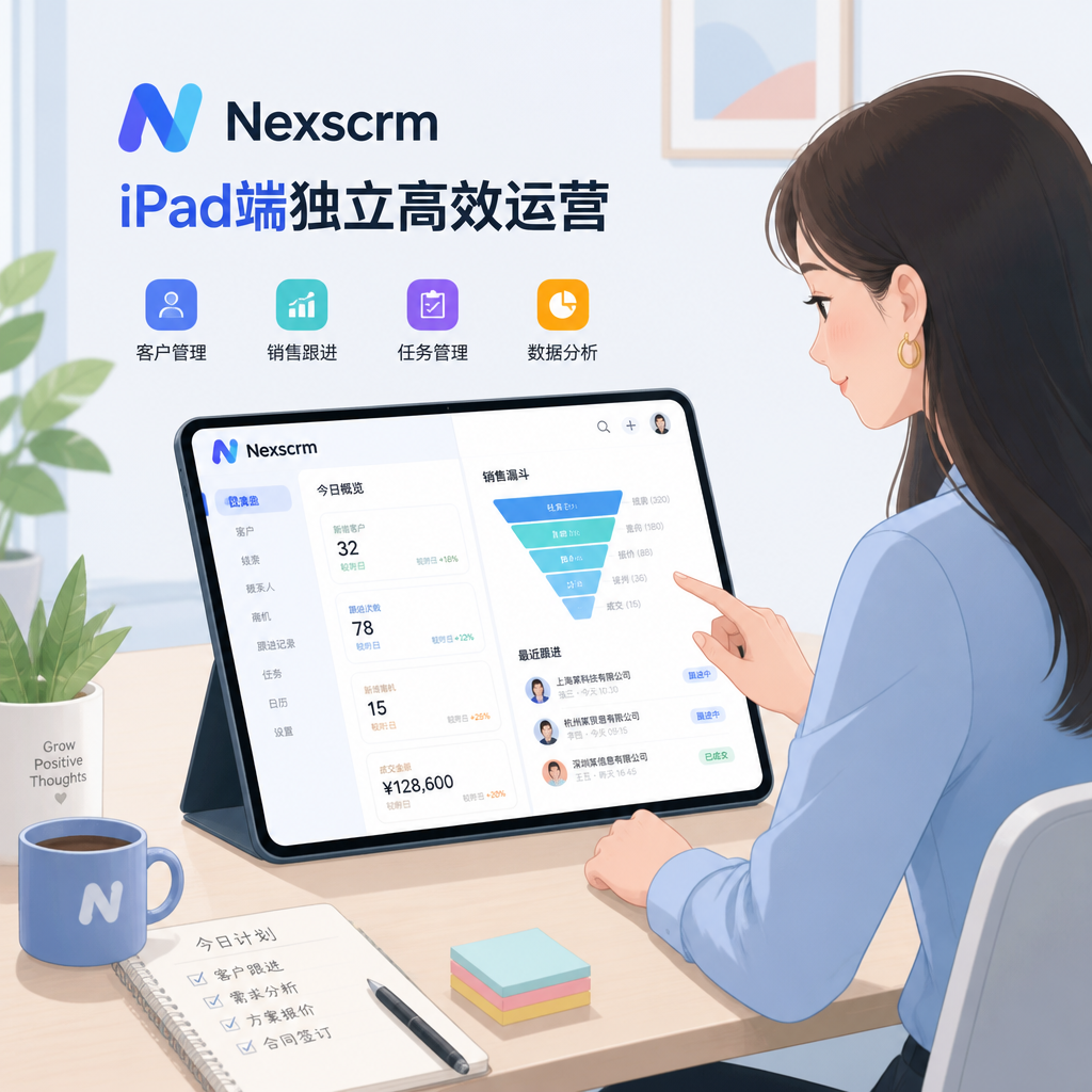 客服人员在平板电脑上高效处理客户消息。 客服人员在平板电脑上高效处理客户消息。