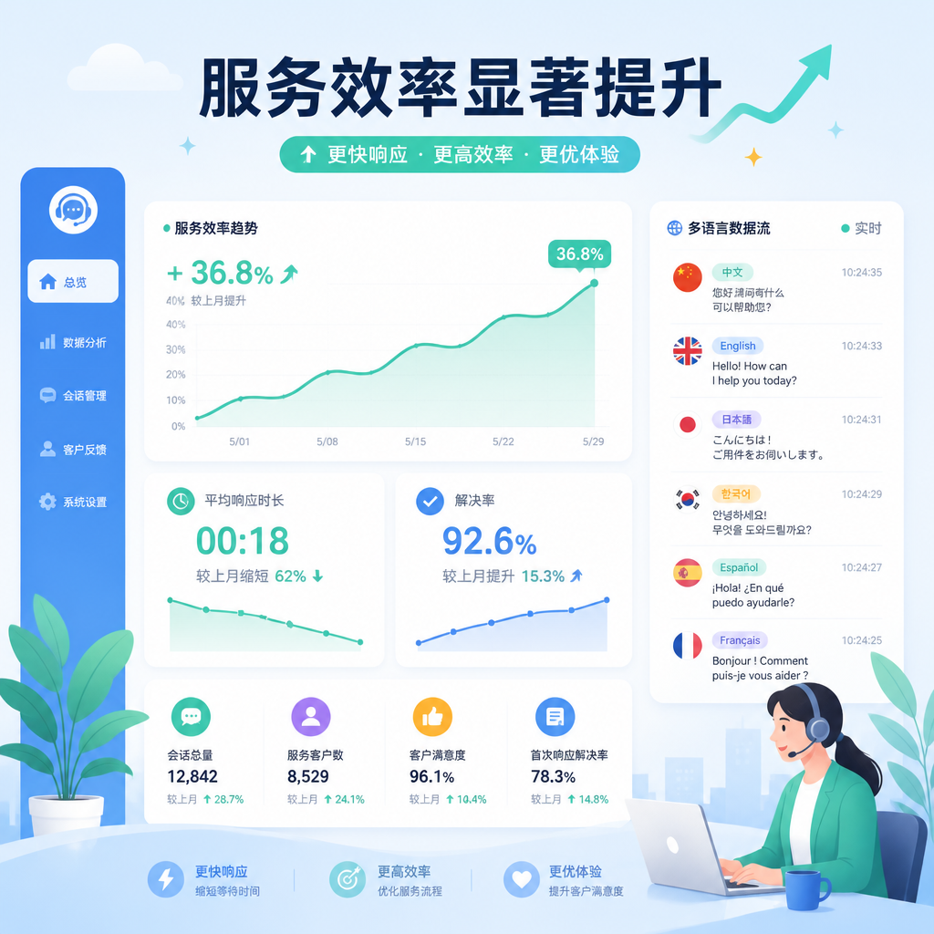 流程重构后客服响应速度与处理量显著提升 流程重构后客服响应速度与处理量显著提升
