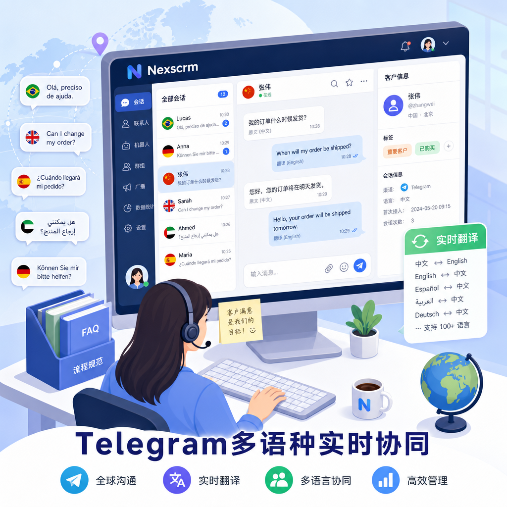 跨国客服遭遇沟通事故后，我们用Telegram翻译软件重构响应流程
