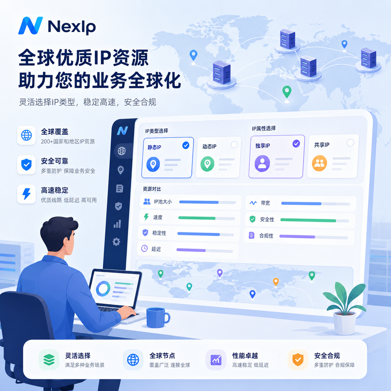 IP方案对比图