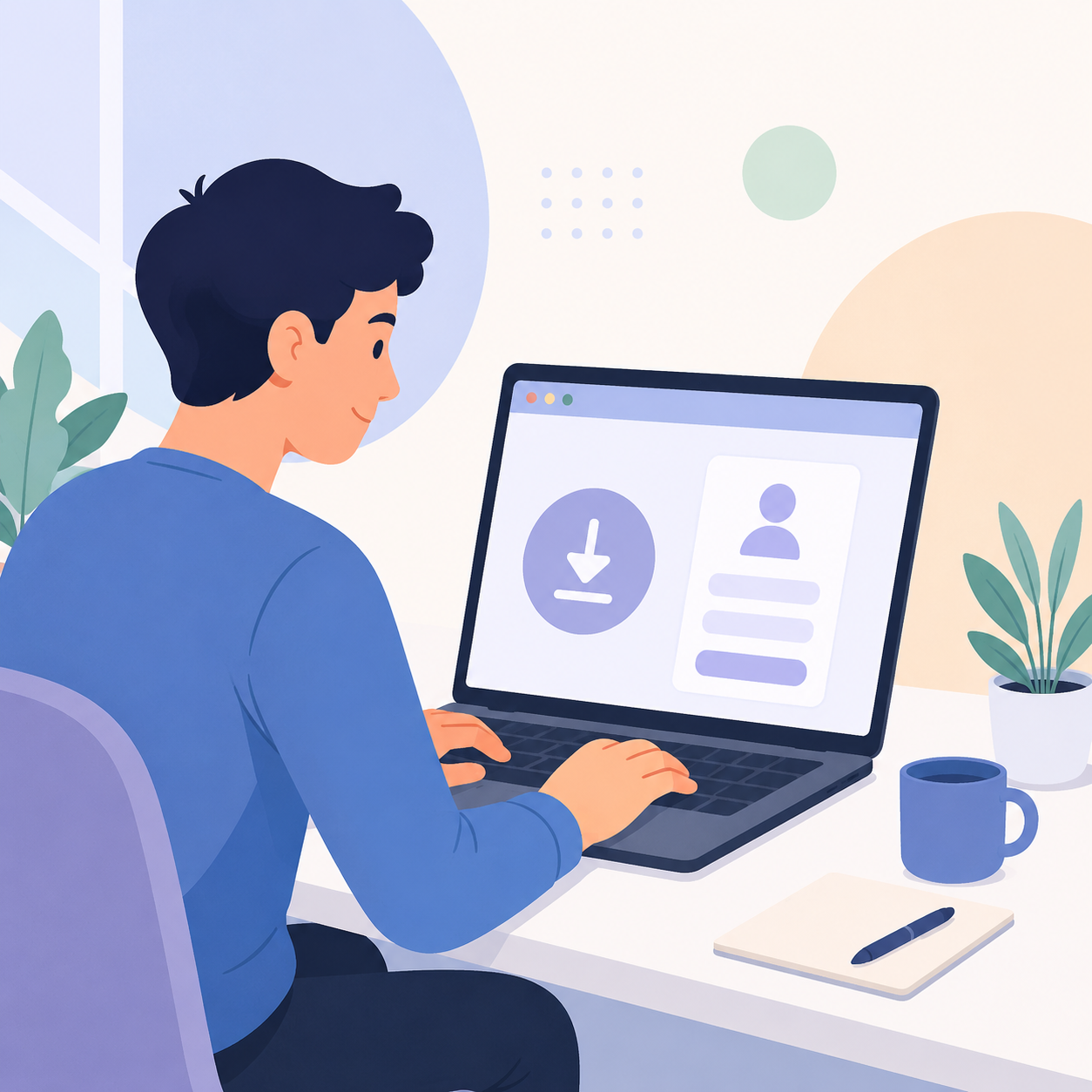 Registration and Download Process