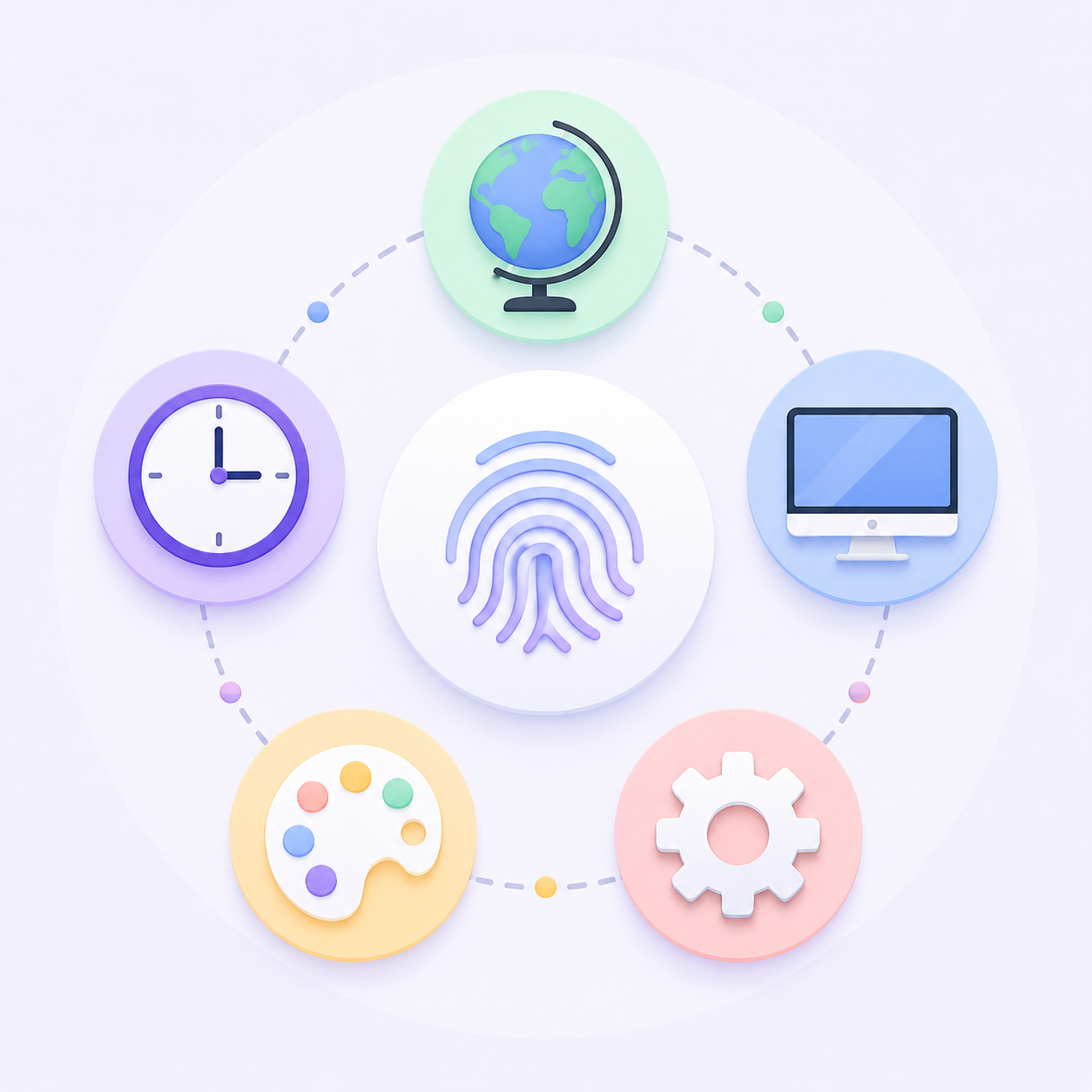 Changeable Fingerprint Parameters