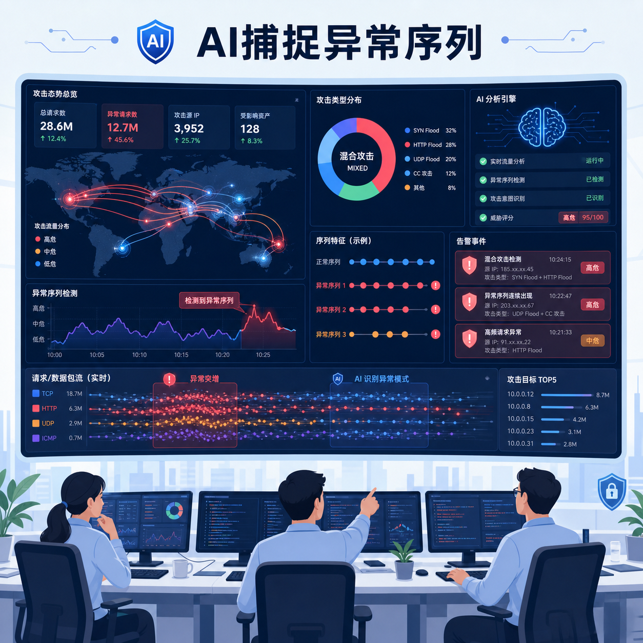 AI模型结合时间序列捕捉异常请求序列 AI模型结合时间序列捕捉异常请求序列