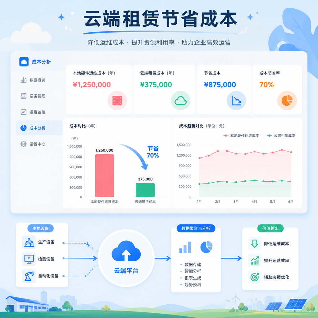 云端租赁与本地机房成本对比仪表盘 云端租赁与本地机房成本对比仪表盘