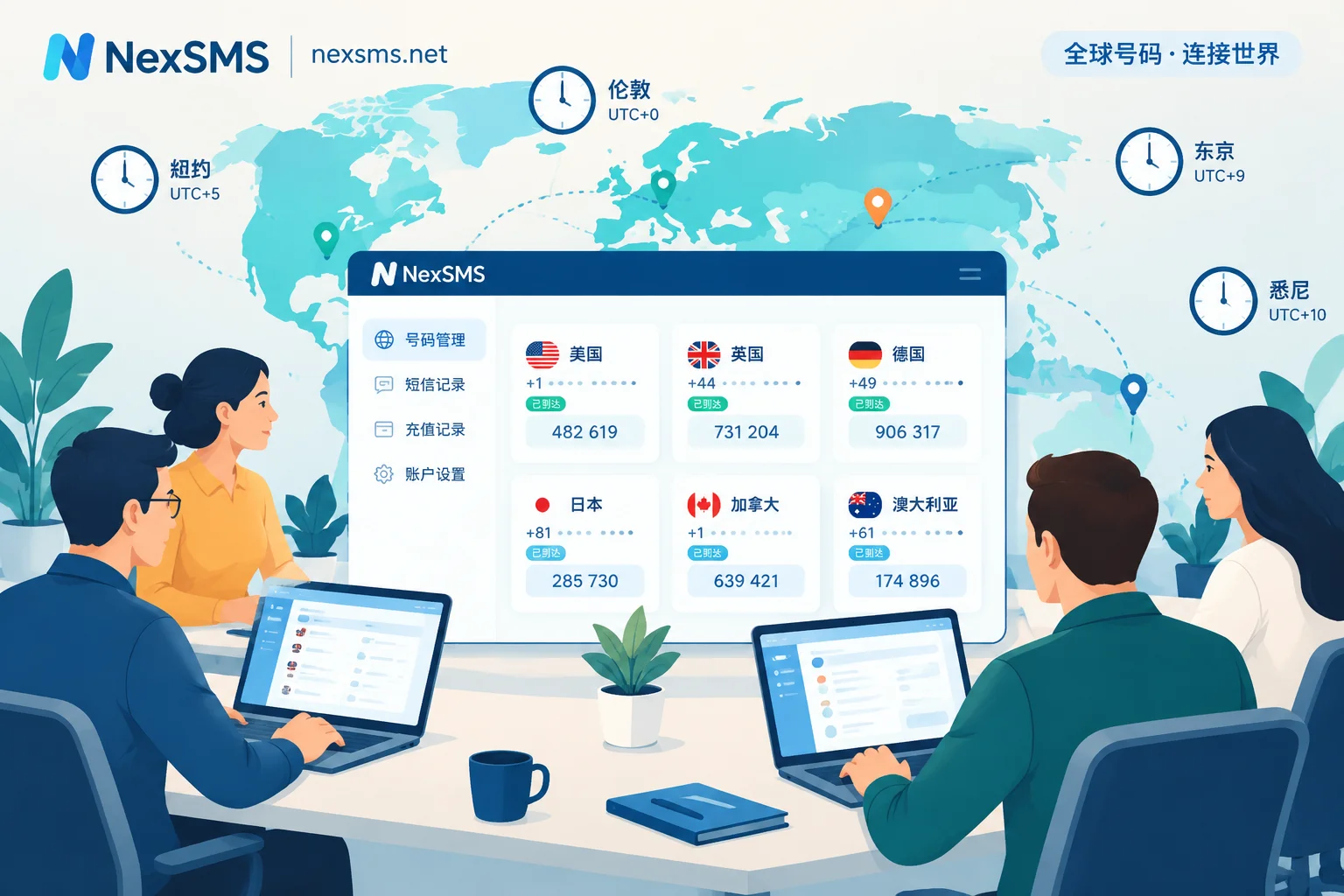 How Cross-Border Teams Can Collaboratively Manage Multiple Business Phone Numbers: Number Tiering, Centralized Code Viewing, and Ledger Renewal