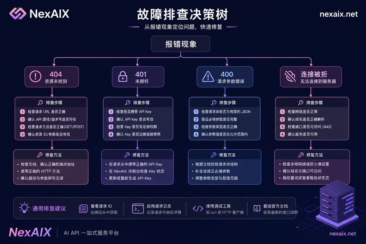 OpenAI base_url 报错排查决策树 OpenAI base_url 报错排查决策树