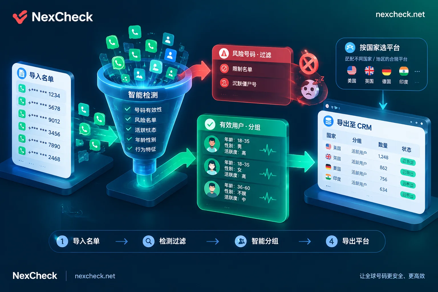 WhatsApp筛号怎么做？从按条计费新规、僵尸与封禁号剔除到多维分层方案