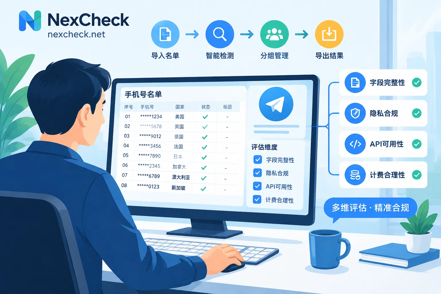 Telegram筛号工具怎么选：看字段、隐私边界、接入方式与计费